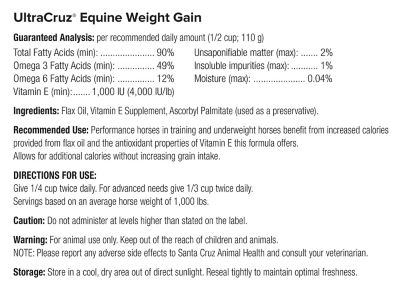 Image showing  Equine Weight Gain Supplement for Horses, 1 gallon, 32 Day Supply, Liquid