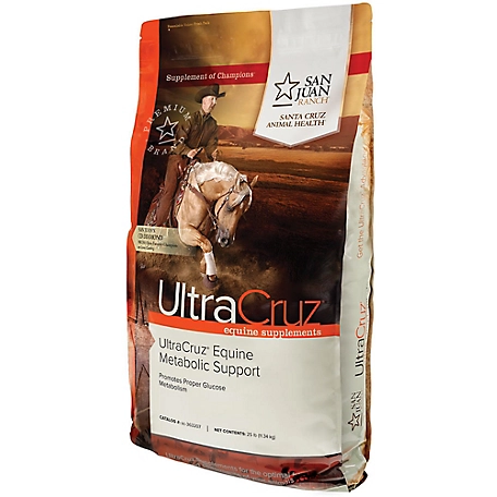 UltraCruz Equine Metabolic Support Supplement for Horses, 25 lb., 90 day supply