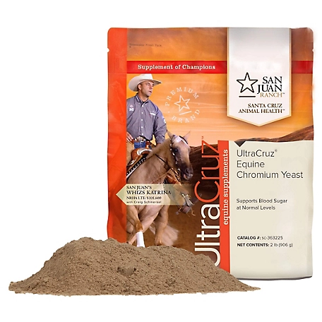 UltraCruz Equine Chromium Yeast Supplement for Horses, 2 lb., powder