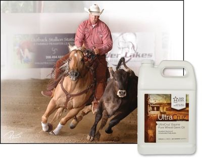 Image showing  Pure Wheat Germ Oil Supplement for Horses and Livestock, 1 gal.