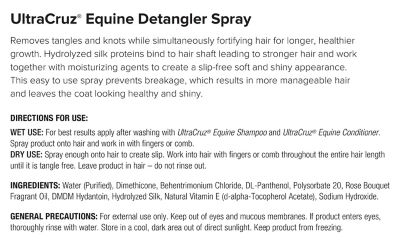 Image showing  Equine Detangler Spray for Horses, 1 gal.