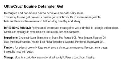 Image showing  Equine Detangler Gel for Horses, 16 oz.