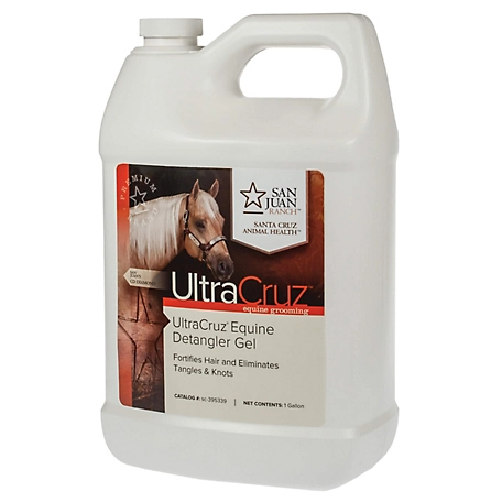 UltraCruz Equine Detangler Gel for Horses, 1 gal.