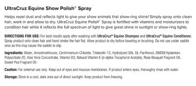 Image showing  Equine Show Polish Spray for Horses, 16 oz.