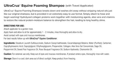 Image showing  Equine Foaming Shampoo for Horses