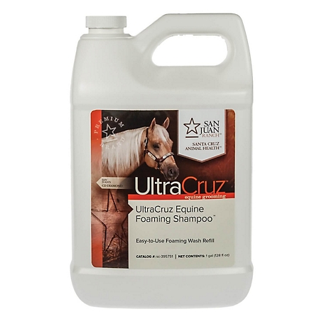 UltraCruz Equine Foaming Horse Shampoo, 1 gal.