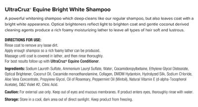 Image showing  Equine Bright White Horse Shampoo
