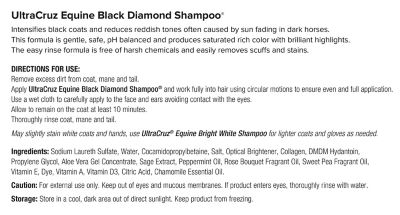 Image showing  Equine Black Diamond Shampoo for Horses, 32 oz.