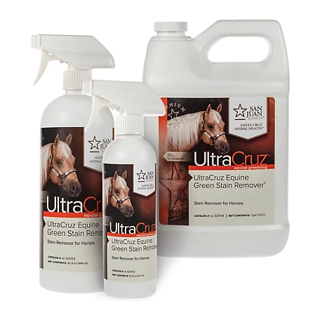 UltraCruz Equine Green Stain Remover for Horses, 16 oz.
