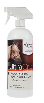 UltraCruz Equine Green Stain Remover for Horses, 32 oz. Spray