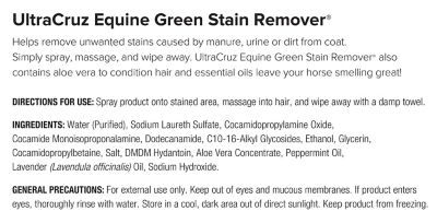 Image showing  Equine Green Stain Remover for Horses, 1 gal.
