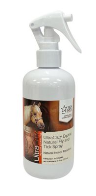 UltraCruz Equine Natural Fly and Tick Spray for Horses, 8 oz.