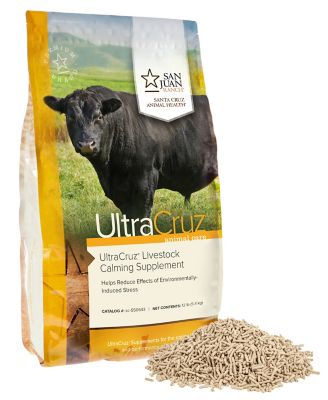 UltraCruz Livestock Calming Supplement for Cattle, Goats, Sheep and Pigs, 12 lb.