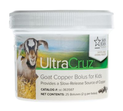 UltraCruz Goat Copper Bolus, 25 x 2 g, for kids