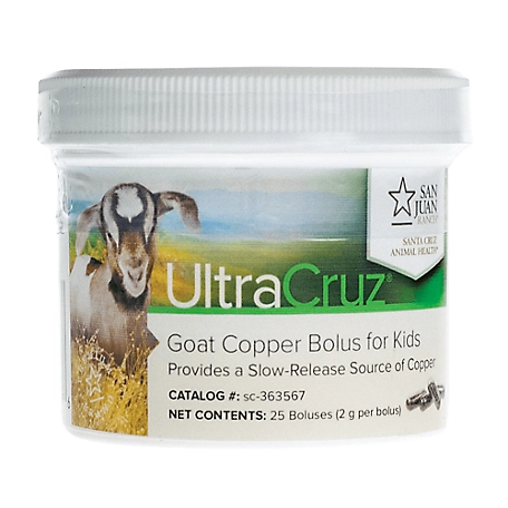 UltraCruz Goat Copper Bolus, 25 x 2 g, for kids