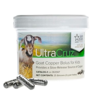 UltraCruz Goat Copper Bolus for Goat Kids, 100 x 2 g