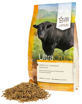 Image showing  Livestock Selenium Supplement for Cattle, Goats, Sheep and Pigs, 10 lb., Pellets, 80 Day Supply