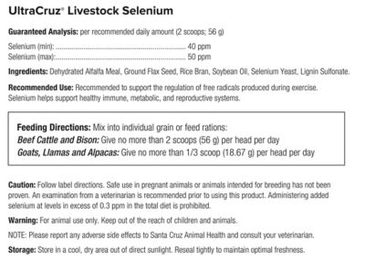Image showing  Livestock Selenium Supplement for Cattle, Goats, Sheep and Pigs, 25 lb., Pellets, 200 Day Supply