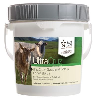 UltraCruz Goat and Sheep Cobalt Bolus, 100 boluses