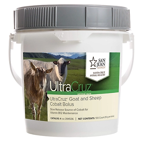 UltraCruz Goat and Sheep Cobalt Bolus, 100 boluses