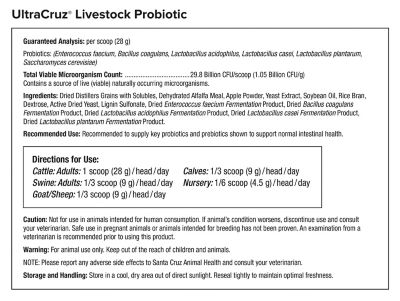 Image showing  Livestock Probiotic Supplement for Cattle, Goats, Sheep and Pigs, 5 lb., Pellets, 80 Day Supply