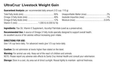 Image showing  Livestock Weight Gain Supplement for Cattle, Goats, Sheep and Pigs, 1 gal., 32-Day Supply, Liquid