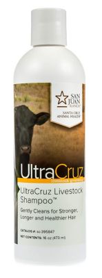 UltraCruz Livestock Shampoo for Cattle, Goats, Sheep and Pigs, 16 oz