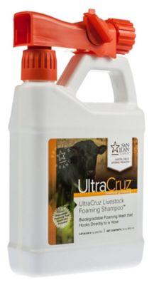 UltraCruz Livestock Foaming Shampoo for Cattle, Goats, Sheep and Pigs, 32 oz.