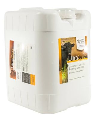 UltraCruz Livestock Foaming Shampoo for Cattle, Goats, Sheep and Pigs, 5 gal.