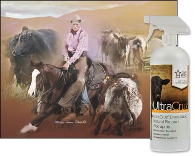 Image showing  Livestock Natural Fly and Tick Spray for Cattle, Goats, Sheep and Pigs, 32 oz. Spray