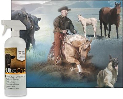 Image showing  Livestock Natural Fly and Tick Spray for Cattle, Goats, Sheep and Pigs, 32 oz. Spray