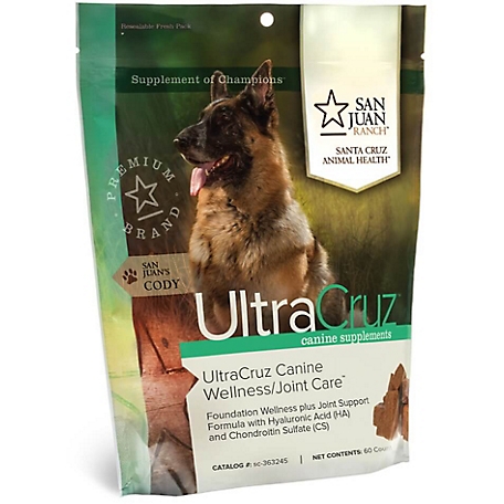 UltraCruz Canine Wellness/Joint Supplement for Dogs, 60 ct.