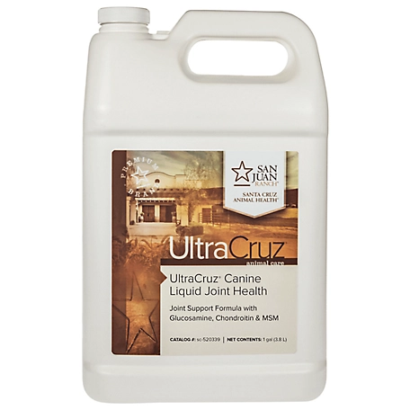 UltraCruz Canine Liquid Joint Health Supplement for Dogs, 1 gal. refill