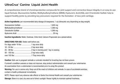 Image showing  Canine Liquid Joint Health Supplement Refill for Dogs, 1 gal.