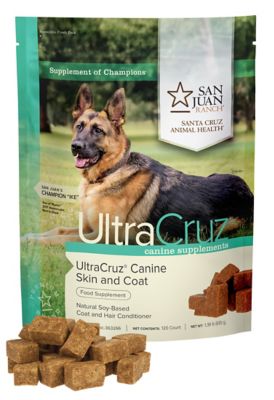 UltraCruz Canine Skin and Coat Supplement for Dogs, 120 count