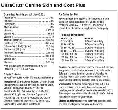 Image showing  Canine Skin and Coat Supplement for Dogs, 120 ct.