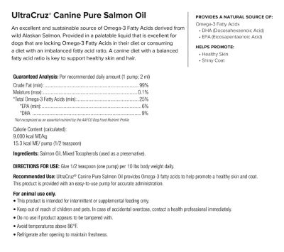 Image showing  Canine Pure Salmon Oil Supplement for Dogs, 8 oz.