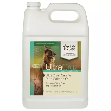 UltraCruz Canine Pure Salmon Oil Supplement for Dogs 1 gal. Dog Skin & Coat Supplements