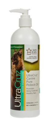 UltraCruz Canine Pure Pollock Oil Supplement for Dogs, 16 oz.