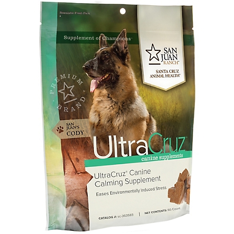 UltraCruz Canine Calming Supplement for Dogs, 60 count