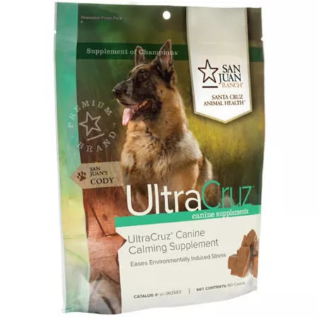 UltraCruz Canine Soothing Supplement for Dogs 60 ct Dog Anxiety Supplements