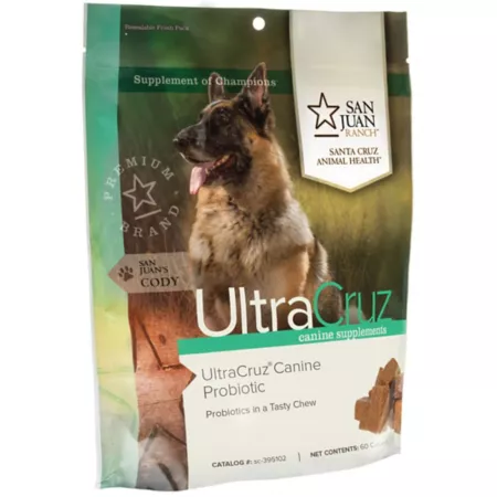 UltraCruz Canine Probiotic Supplement for Dogs 60 ct Dog Digestion Supplements