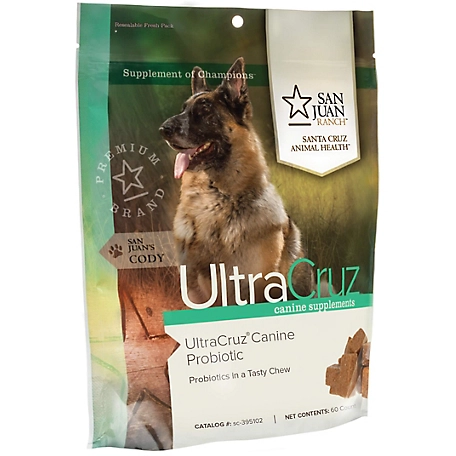 UltraCruz Canine Probiotic Supplement for Dogs, 60 ct.