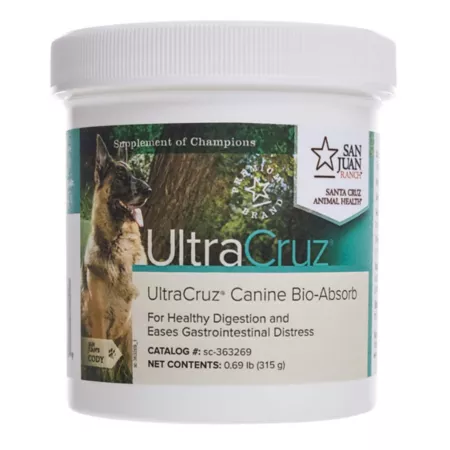 UltraCruz Canine Bio-Absorb Supplement for Dogs 126 Scoops 63 Day Supply Dog Digestion Supplements