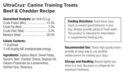 Image showing  Beef and Cheddar Recipe Dog Training Treats for Dogs, 80 ct.