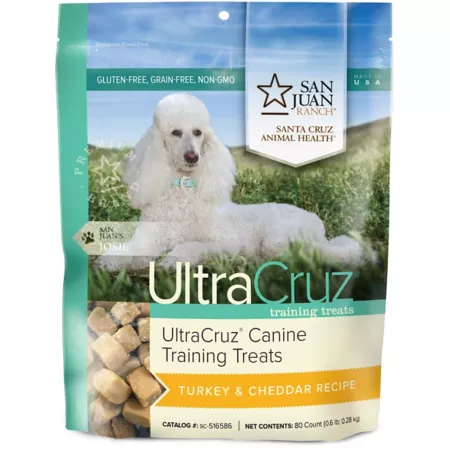 UltraCruz Dog Training Treats for Dogs Turkey and Cheddar Recipe 80 ct Dog Training Treats