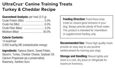 Image showing  Canine Turkey and Cheddar Recipe Dog Training Treats, 80 ct.