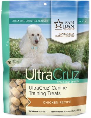 UltraCruz Canine Training Treats for Dogs, Chicken Recipe, 80 count