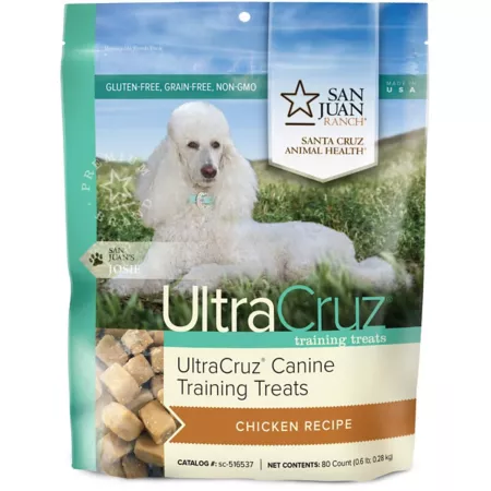 UltraCruz Dog Training Treats for Dogs Chicken Recipe 80 ct Dog Soft & Chewy Treats