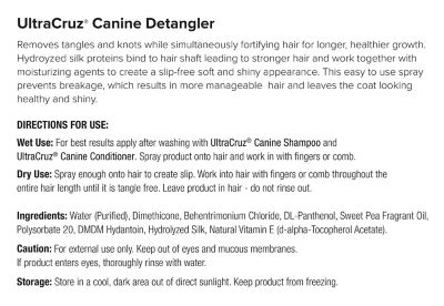 Image showing  Canine Detangler, Fresh Fragrance, 32 oz.